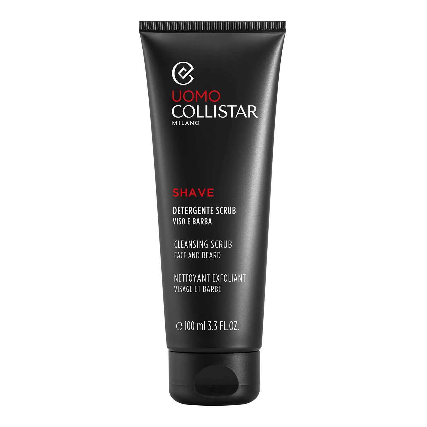 The Man Face and Beard Cleanser Scrub - Ansiktspeeling, skjeggbehandling