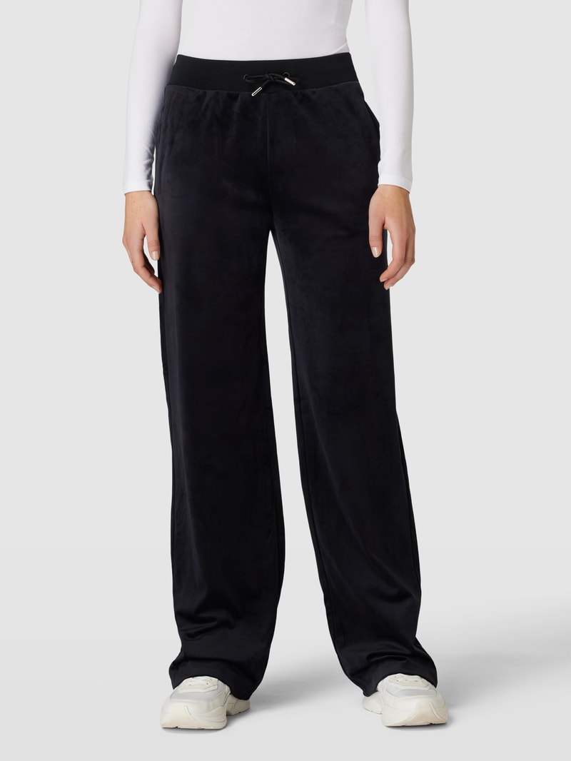Sweatpants mit Strukturmuster Modell 'COUTURE' in black