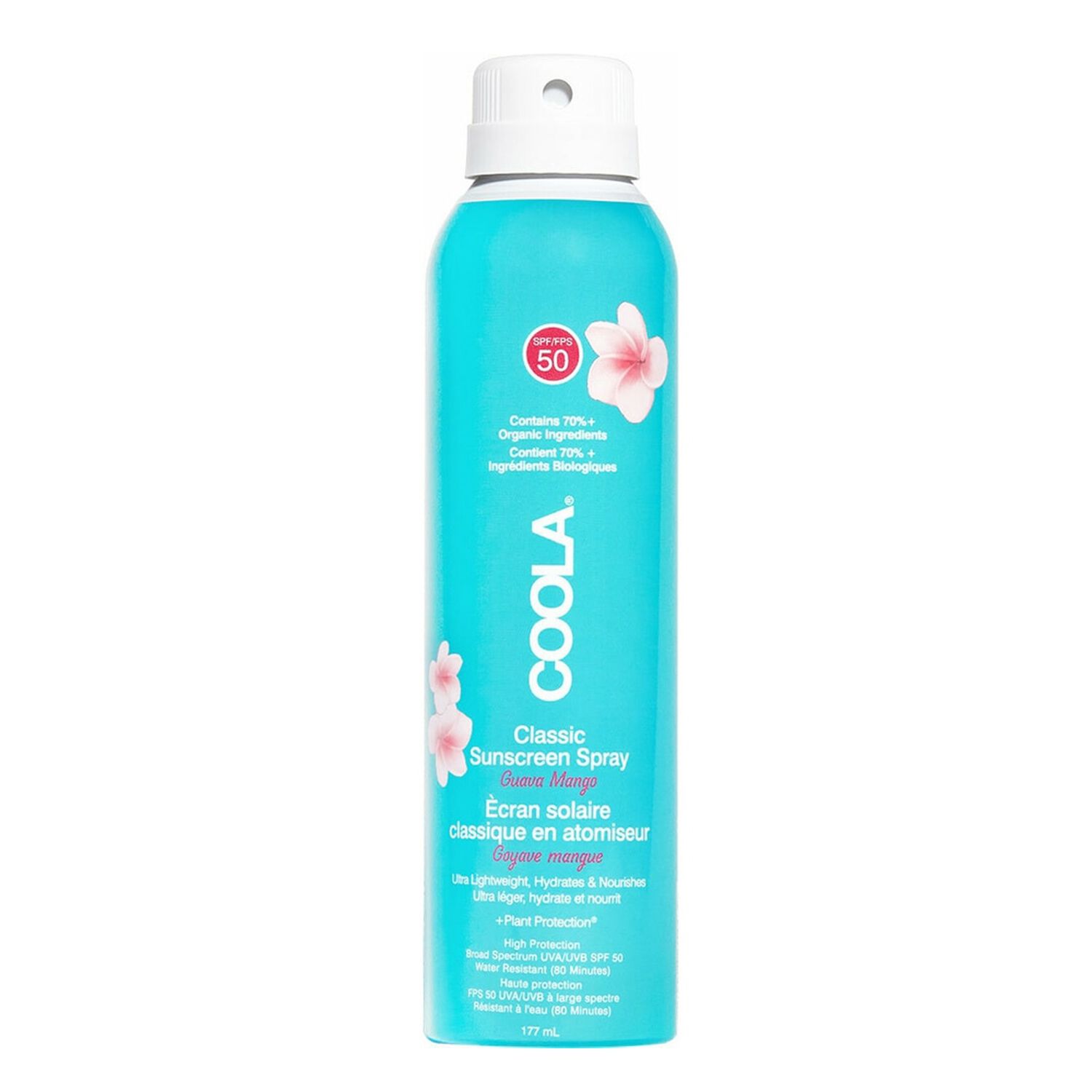 Coola Spray Solaire Corps Classic SPF50 Goyave Mangue 177 ml