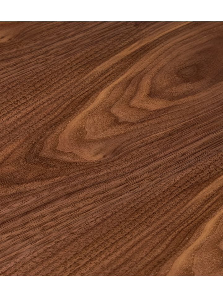 KADIMA DESIGN Runder Couchtisch Holz Walnuss Metall | Modernes Design in Braun günstig kaufen onesize