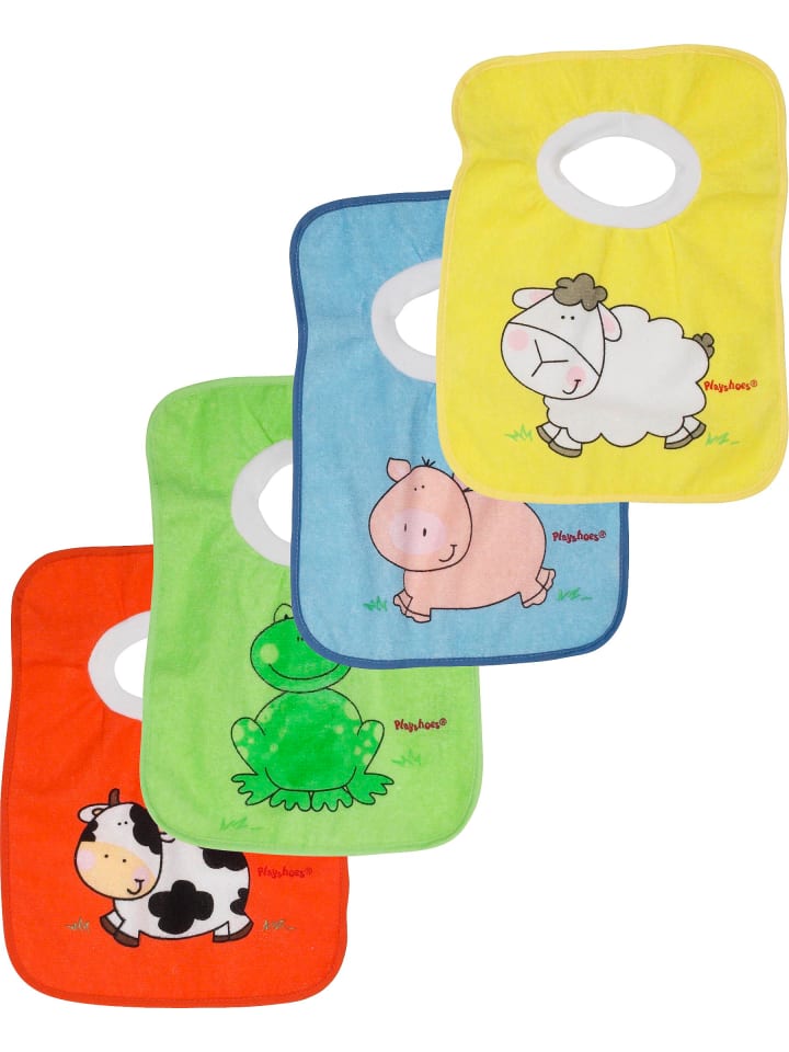 Playshoes Schlupf-Lätzchen 4er Pack in original günstig kaufen onesize