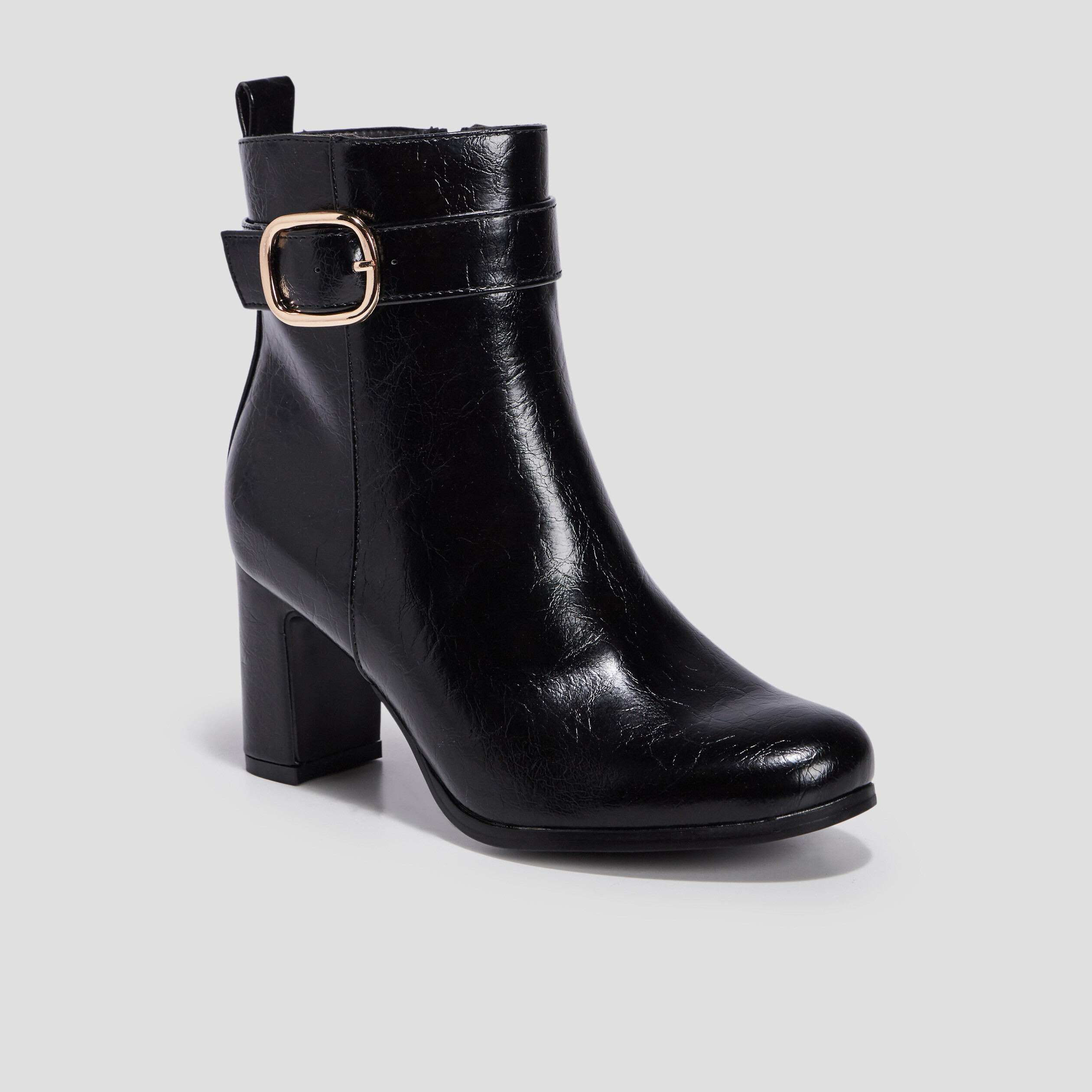 Bottines à talons noir femme | La Halle