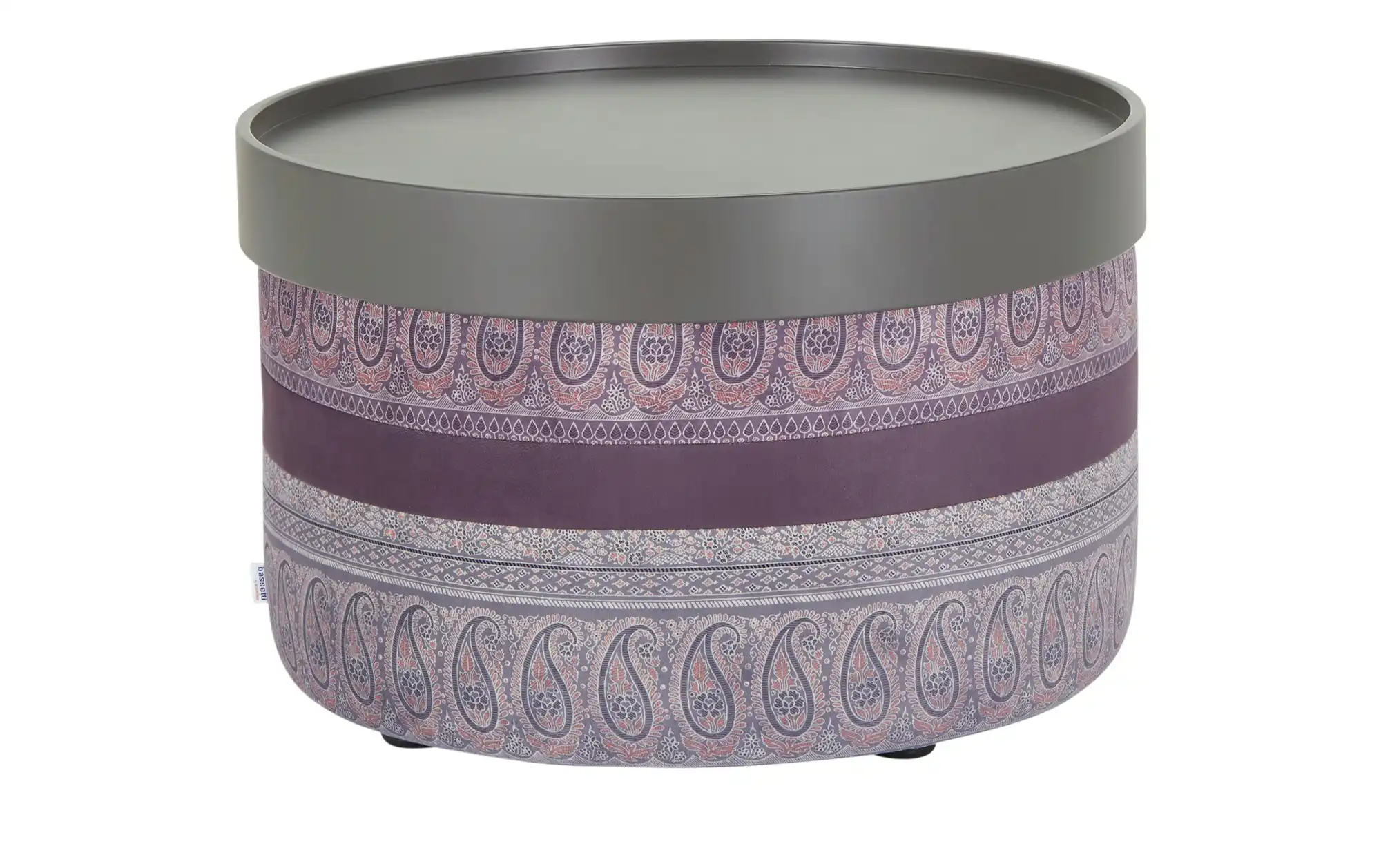 bassetti by SCHRÖNO Pouf aus Velours Tino