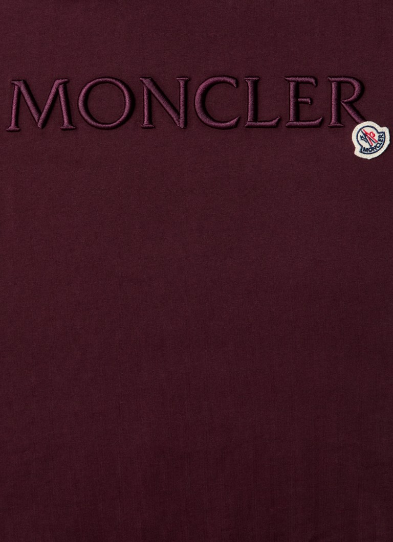 T-shirt Moncler con logo ricamato