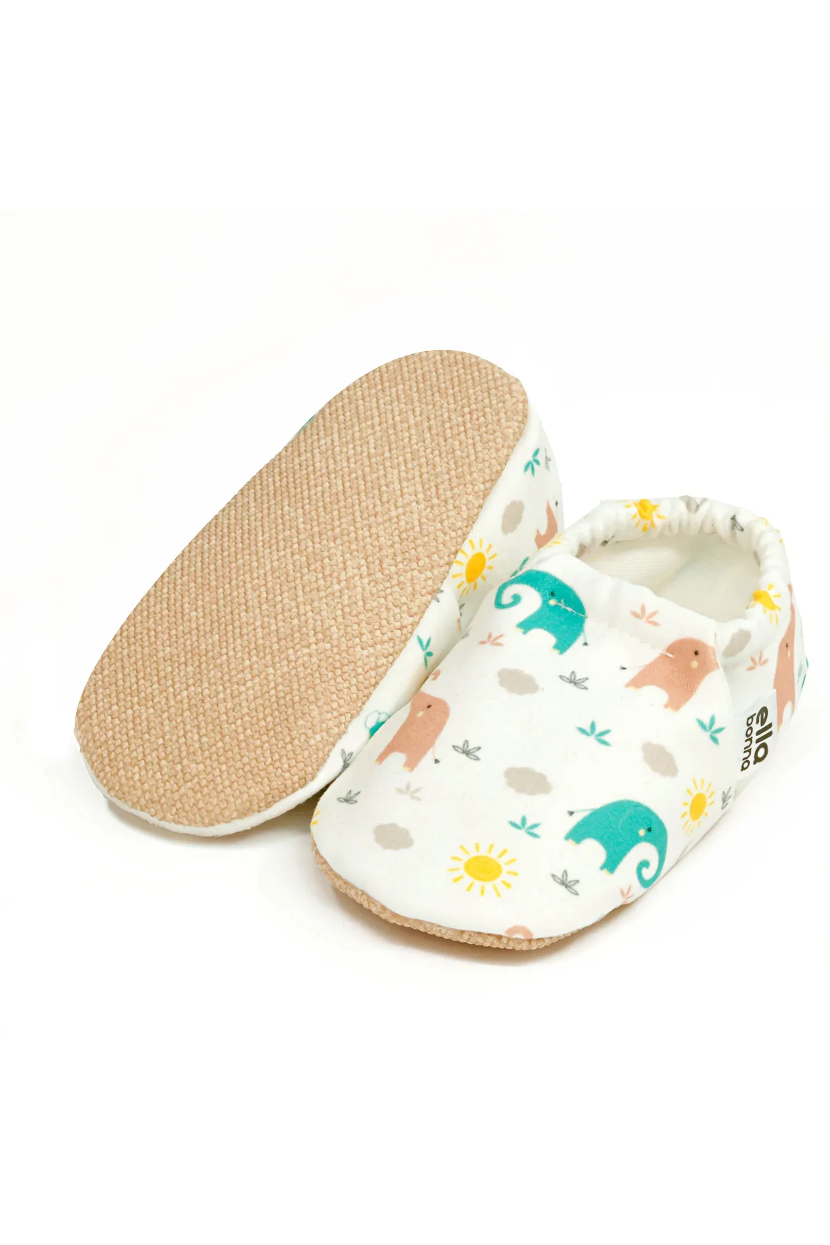 Ella Bonna  Rutschfeste Sohle, Baby-Elefant-Babyschuhe, Heimstiefel, Hausschuhe, Kinderzimmerschuhe, Hausschuhe