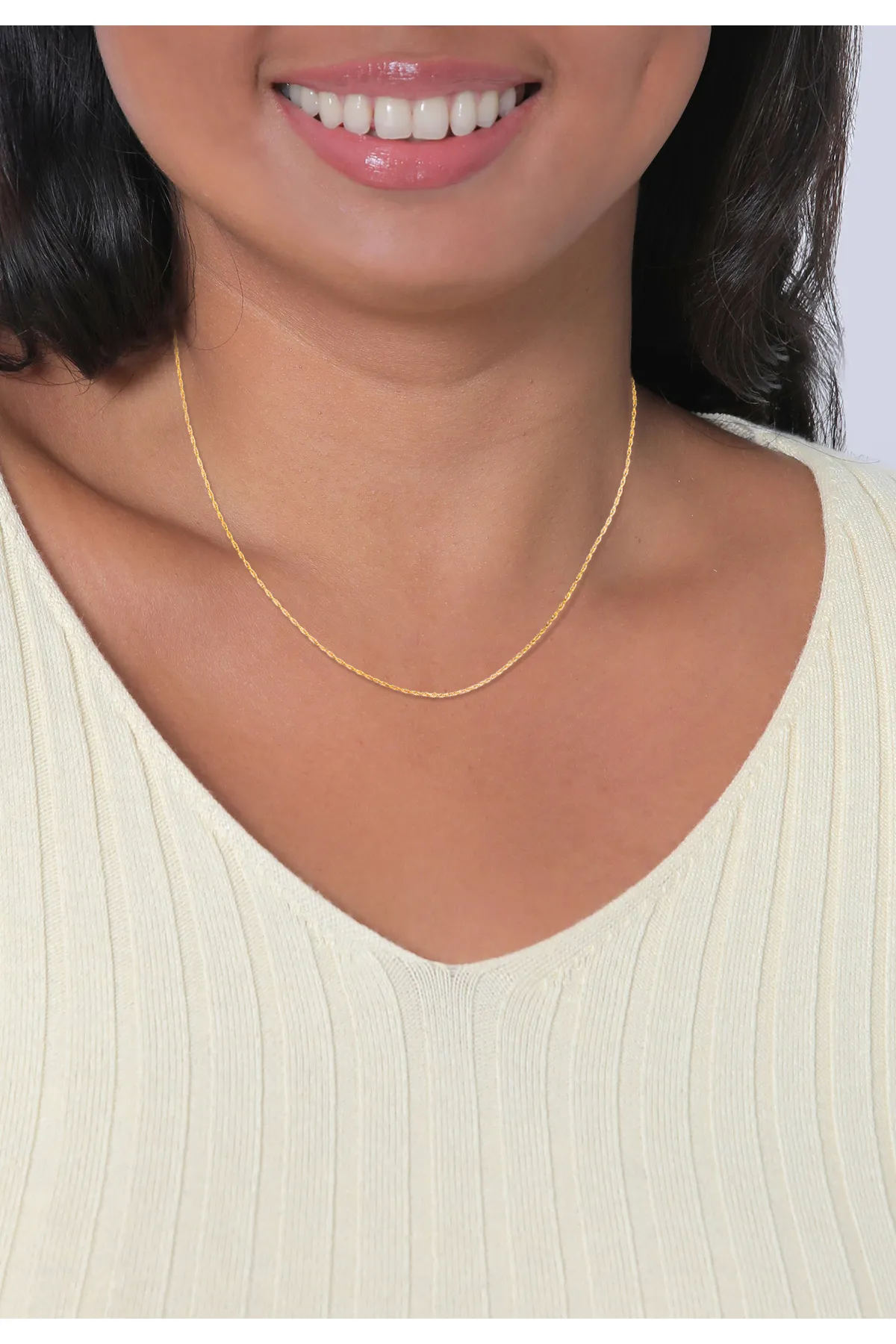 ELLI  Halskette Basic Gedrehte Gliederkette Fein Modern 925 Silber