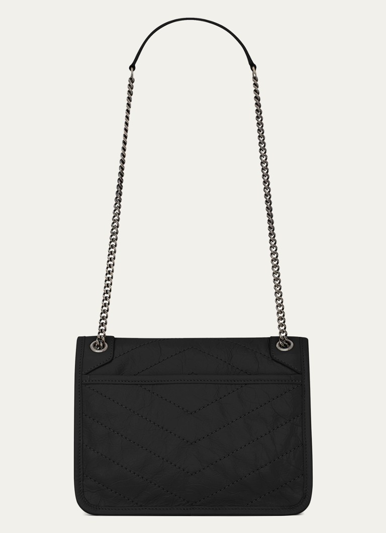 Geantă de umăr Saint Laurent Niki Baby din piele de vițel