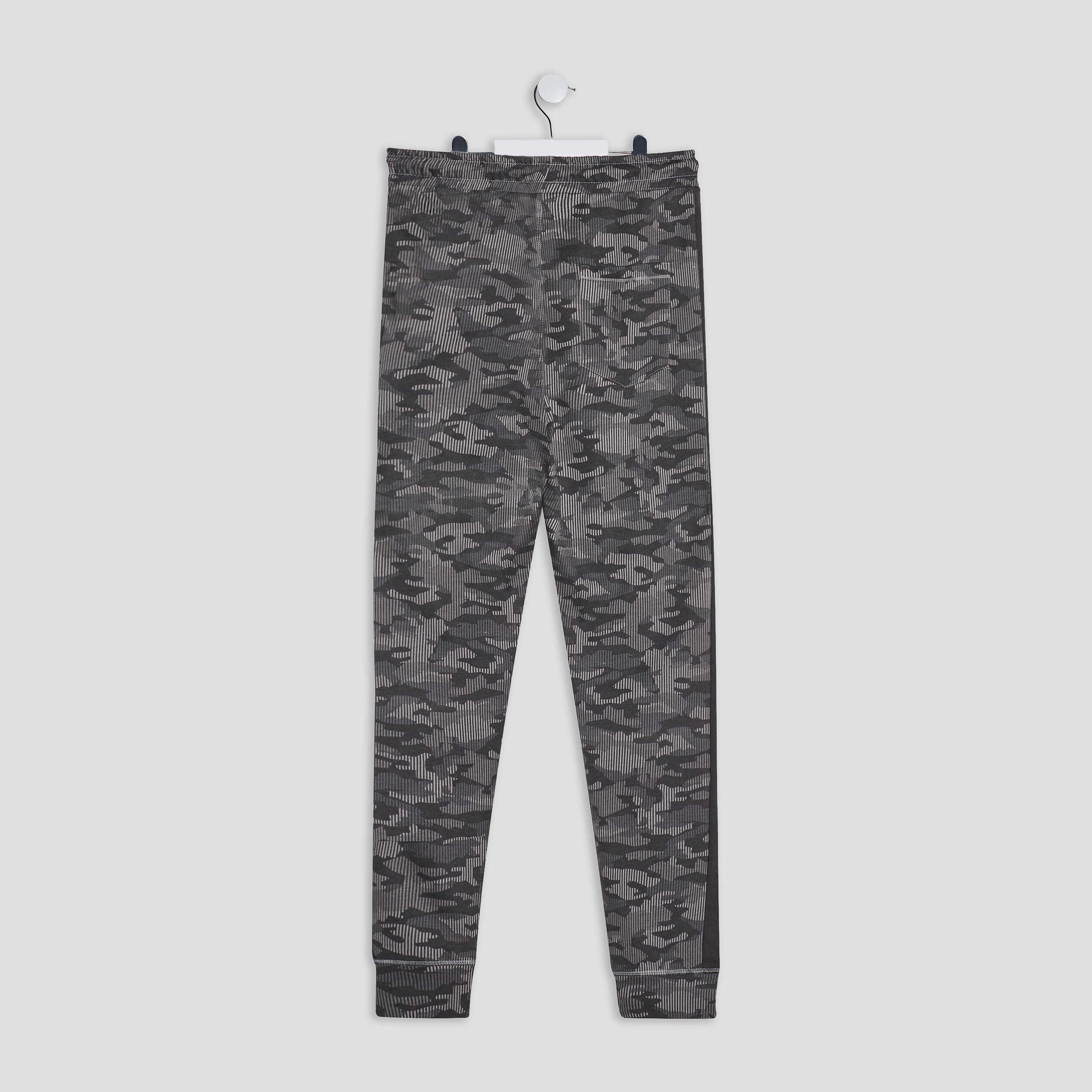 Pantalon jogging avec bandes côtés gris homme | La Halle
