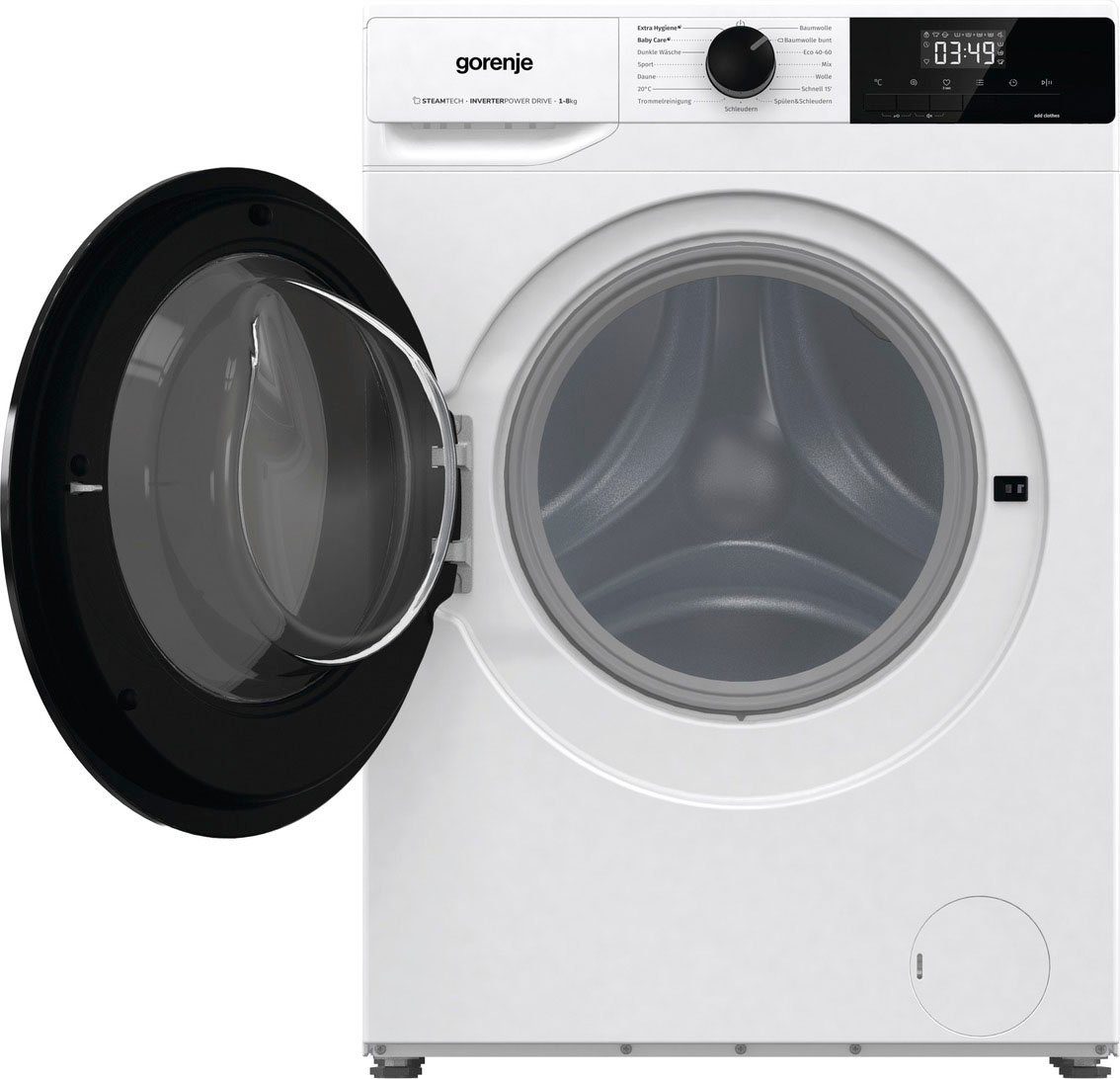 GORENJE Waschmaschine WNHAI 84 APS/DE, 8 kg, 1400 U/min, AquaStop