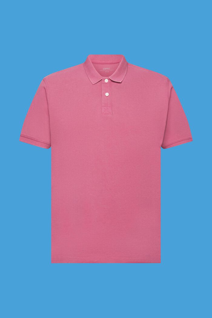 Poloshirt aus Stone-Washed-Baumwollpikee