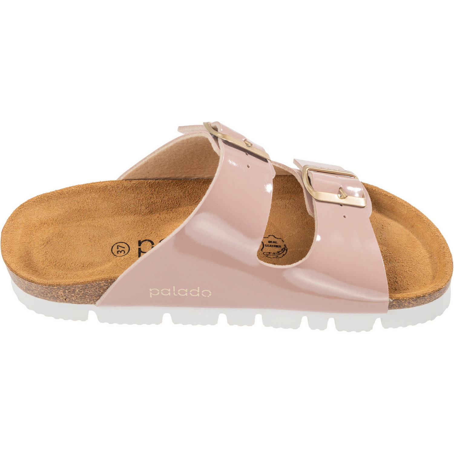 Palado Korfu PL Lack, Pantoletten, Damen, Rose