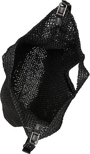 Marc O'Polo Raffia-Bast-Hobo-Bag mit abnehmbarer Leder-Innentasche