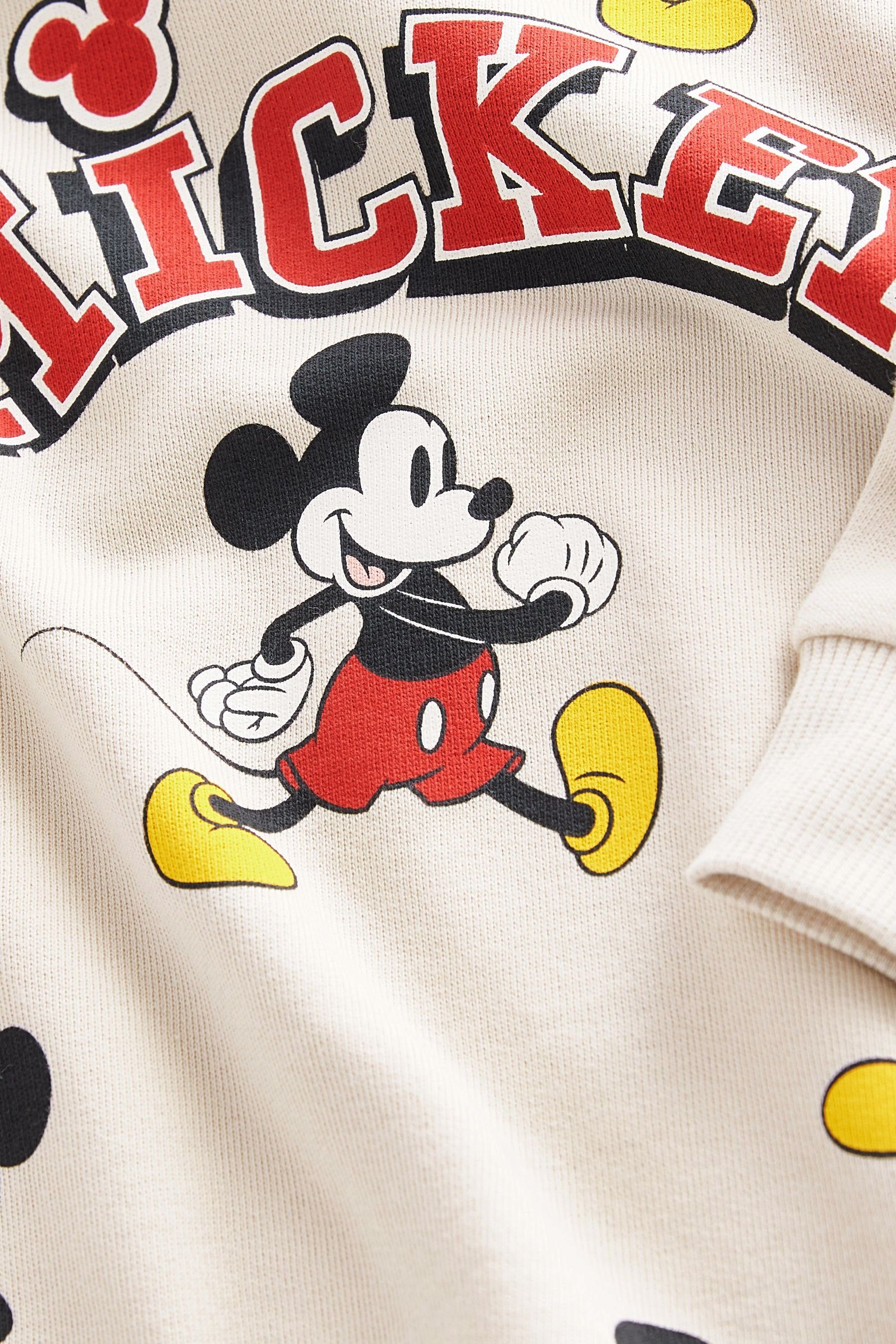 Next Sweatshirt Sweatshirt mit durchgehendem Mickey-Print (1-tlg)