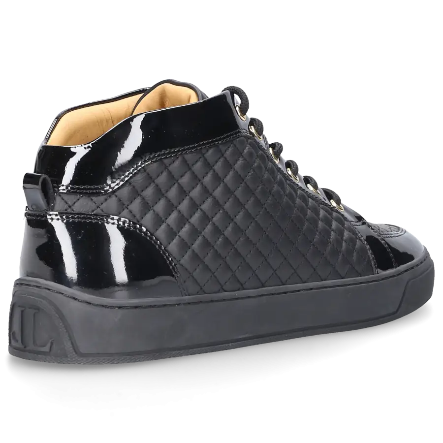 Leandro Lopes - Sneaker high EZIO Kalbsleder - schwarz