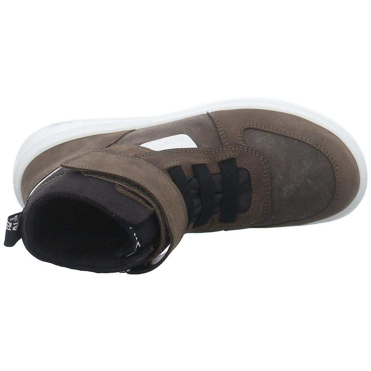 Jungen Schnürhalbschuhe Cosmo Boots Kinderschuhe Lederkombination uni Outdoorschuhe