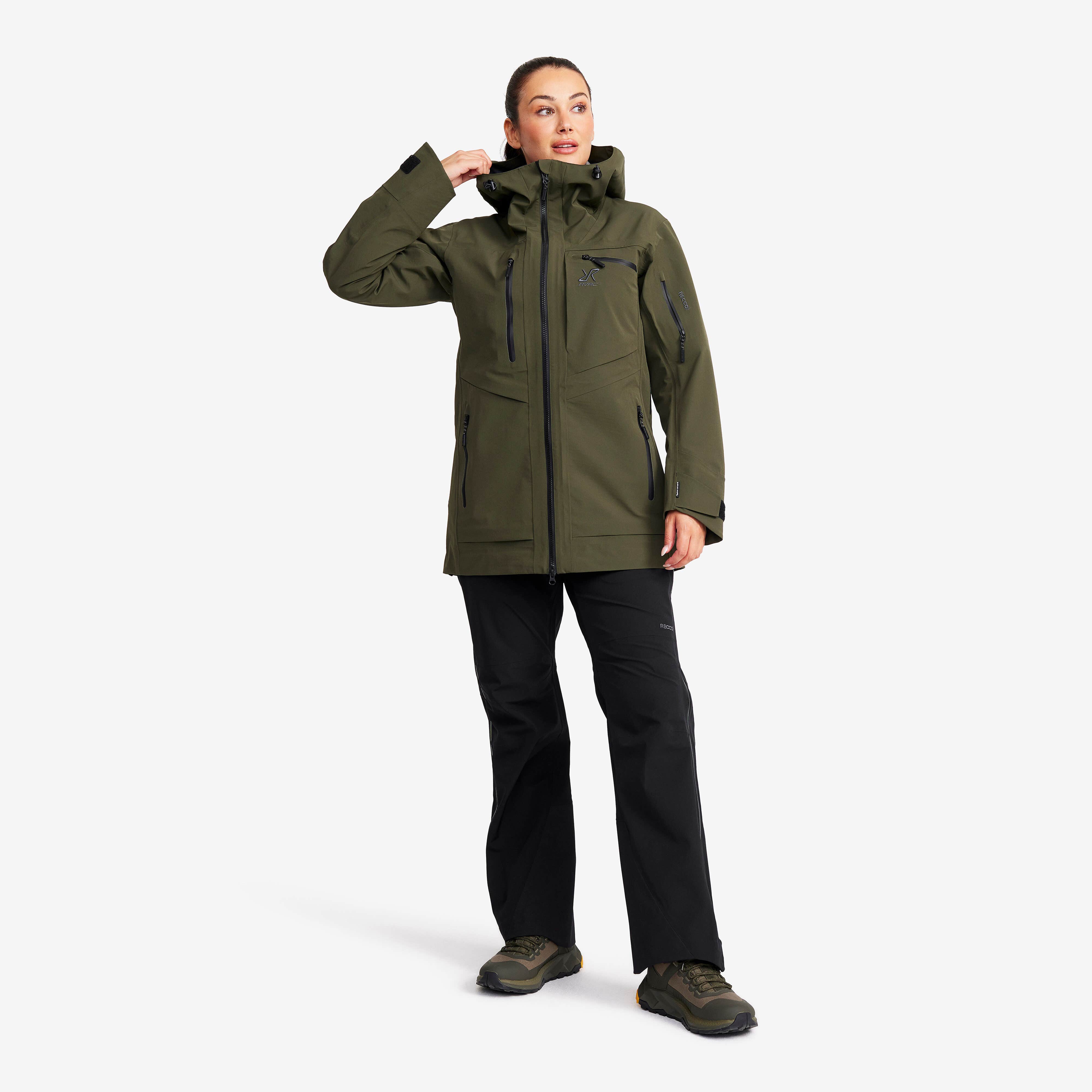 Cyclone Long 3L Jacket Femme Forest Night