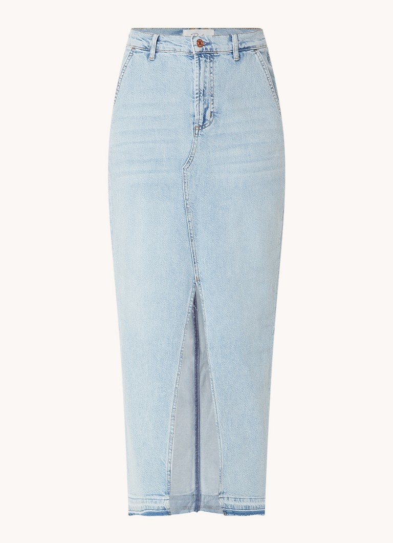 Fustă lungă din denim Rails Manhattan cu crăpătură