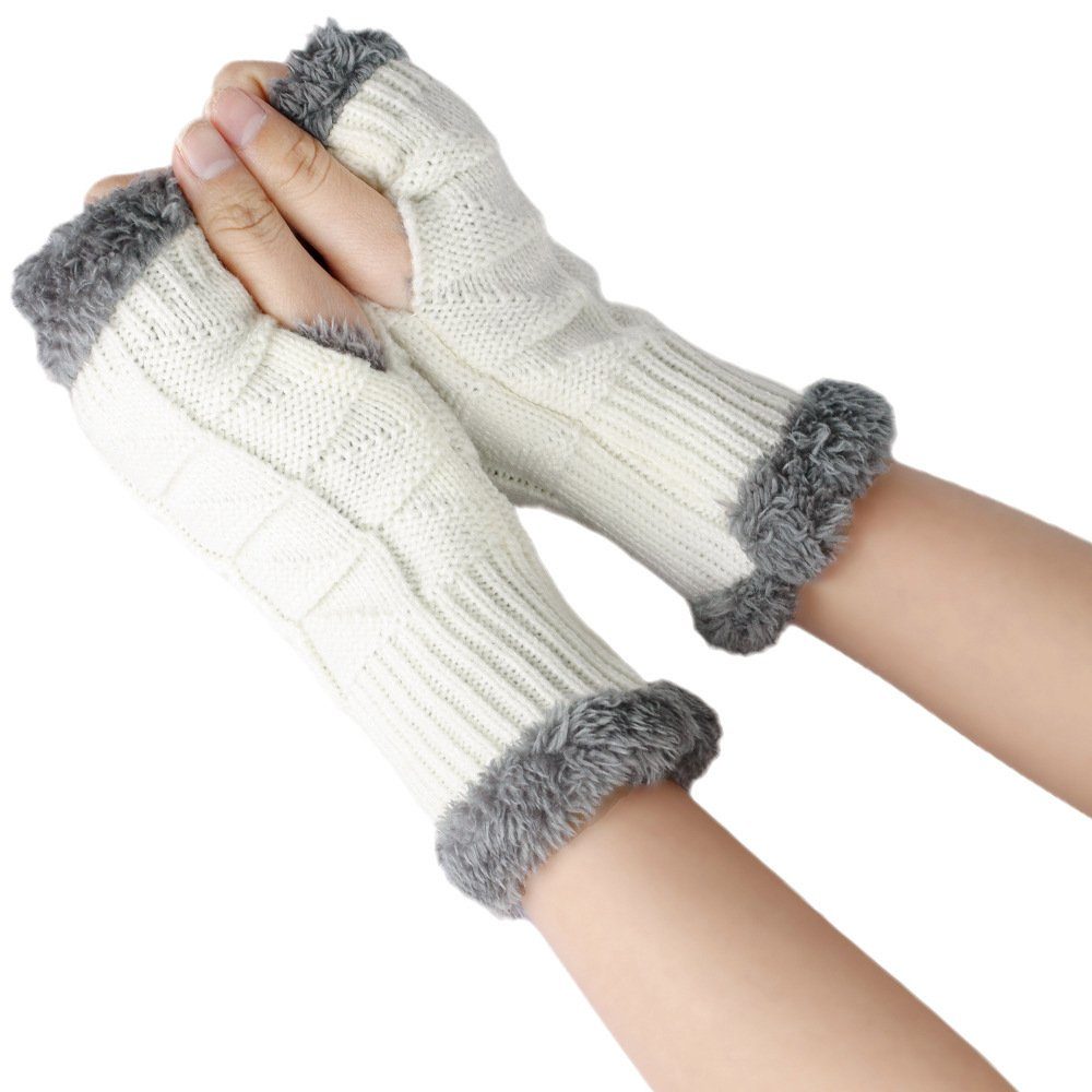 Sarfly Armstulpen 3 Parr Fingerlose Handschuhe DamenWinter (3-St)