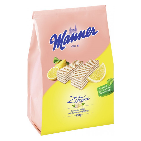 Manner Schnitten Zitrone 400G