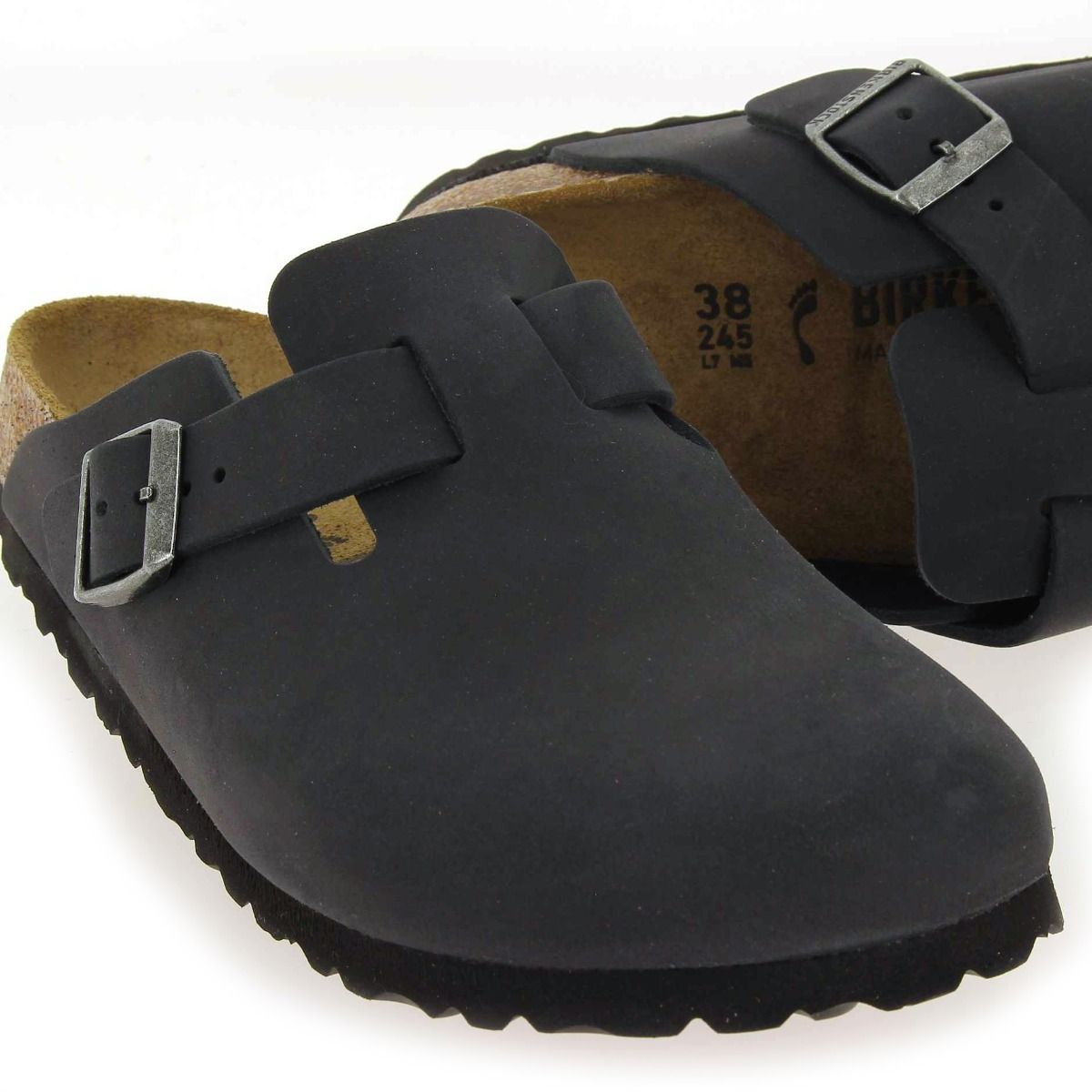 Birkenstock  BOSTON OILED LEATHER - Noir