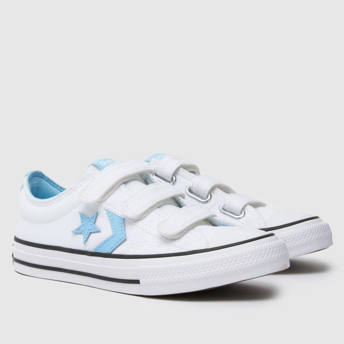 Converse fehér és kék Star Player 76 V Junior tornacipő