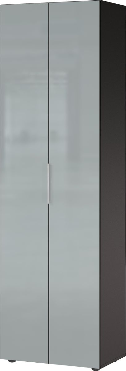 Garderobenschrank Genova Silbergrau