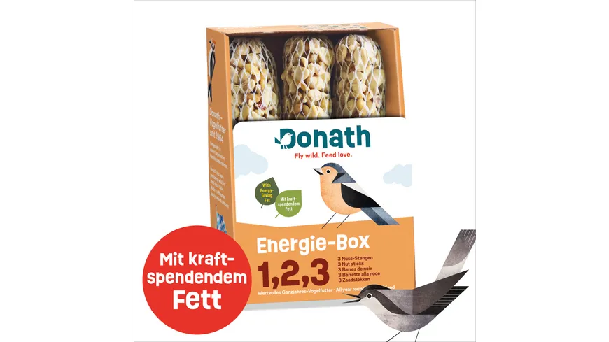 Donath Vogelfutter Energie-Box 1, 2, 3 360 g
