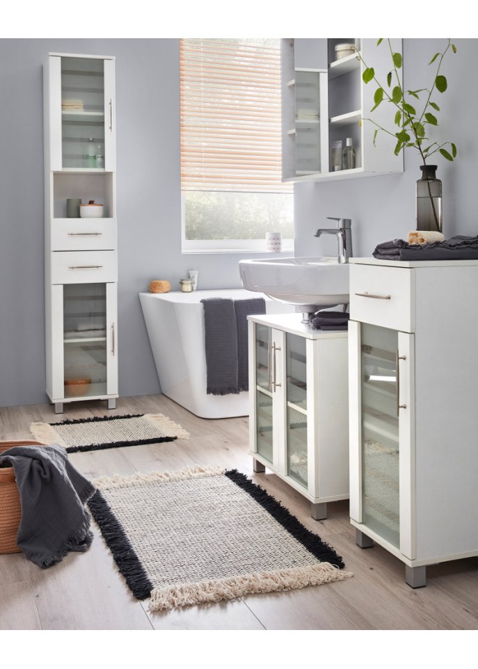 Badezimmer Schrank stehend
