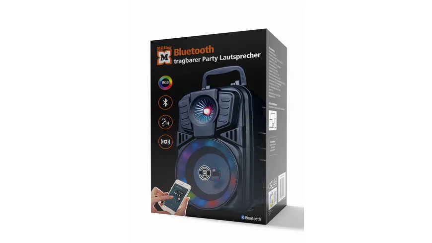 Bluetooth portable party speaker