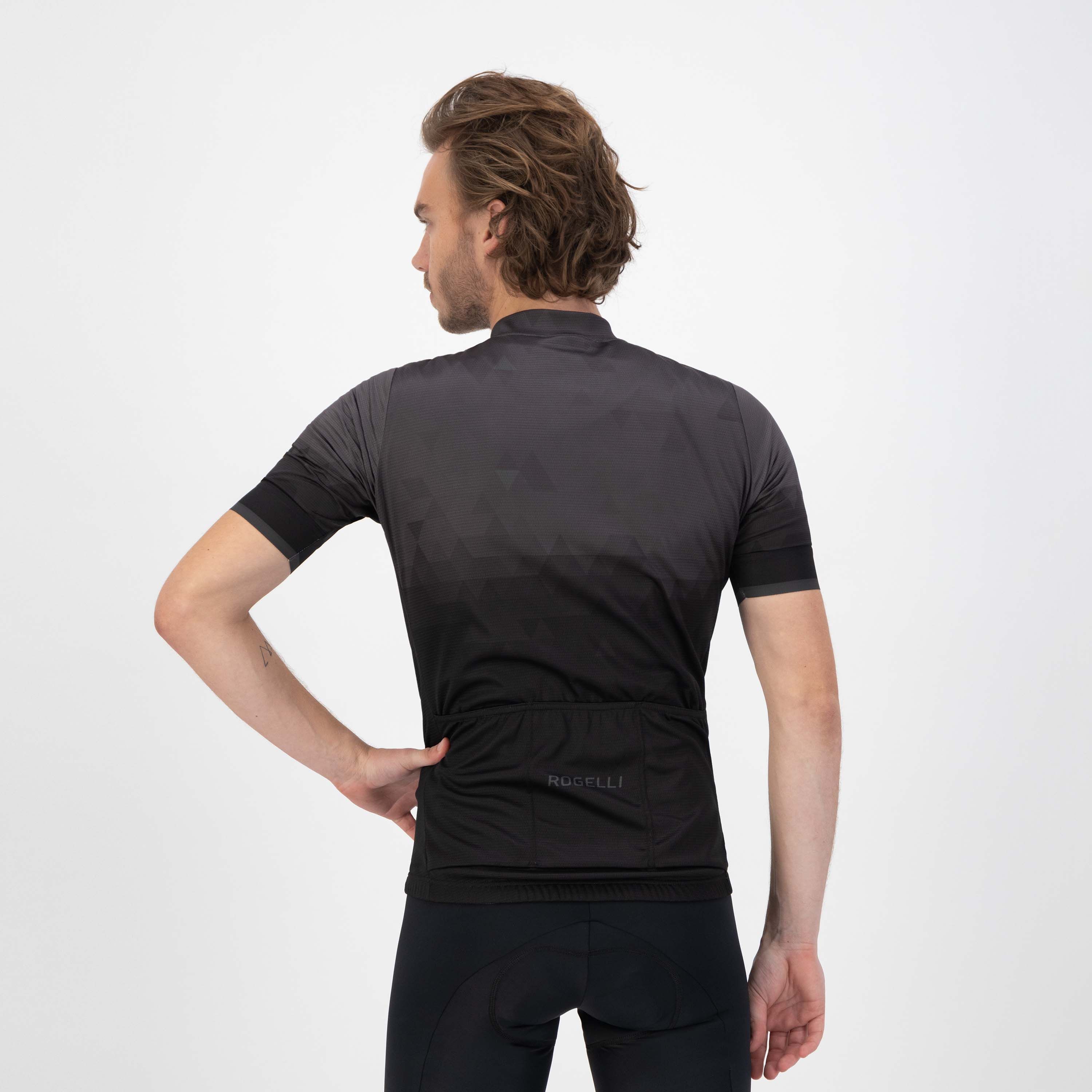 Rogelli Sphere Schwarz/Grau Herren Radtrikot Kurzarm
