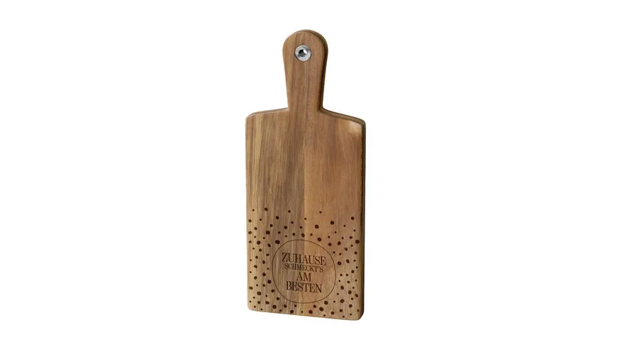 Geschenk für Dich Holzbrett Zuhause schmeckt's am Besten
