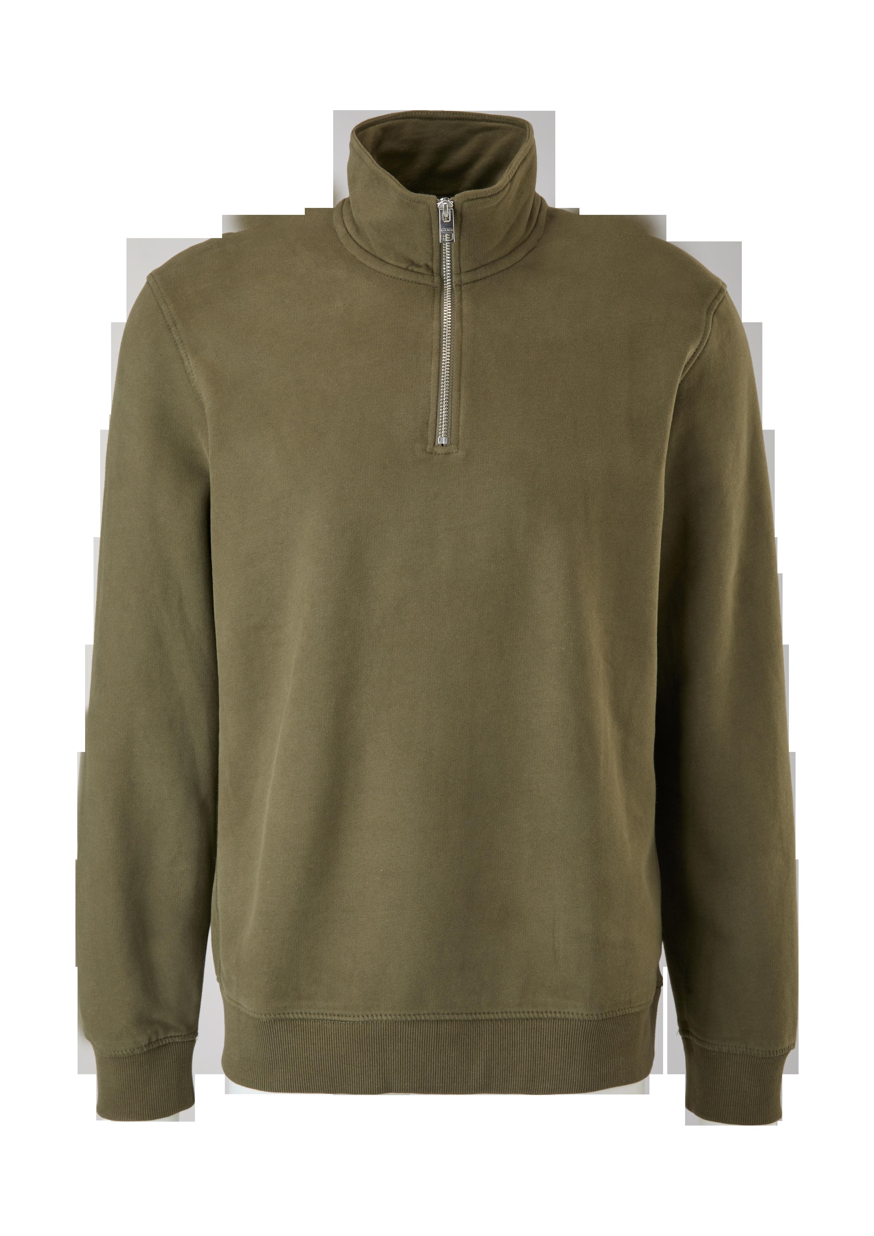 Sweatshirt im Troyer-Look  2121130-7845