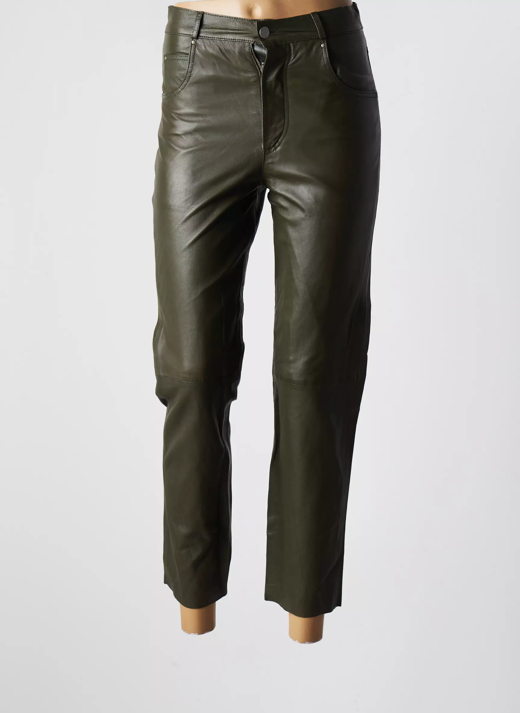 La Petite Etoile Pantalon7 8 Femme couleur vert