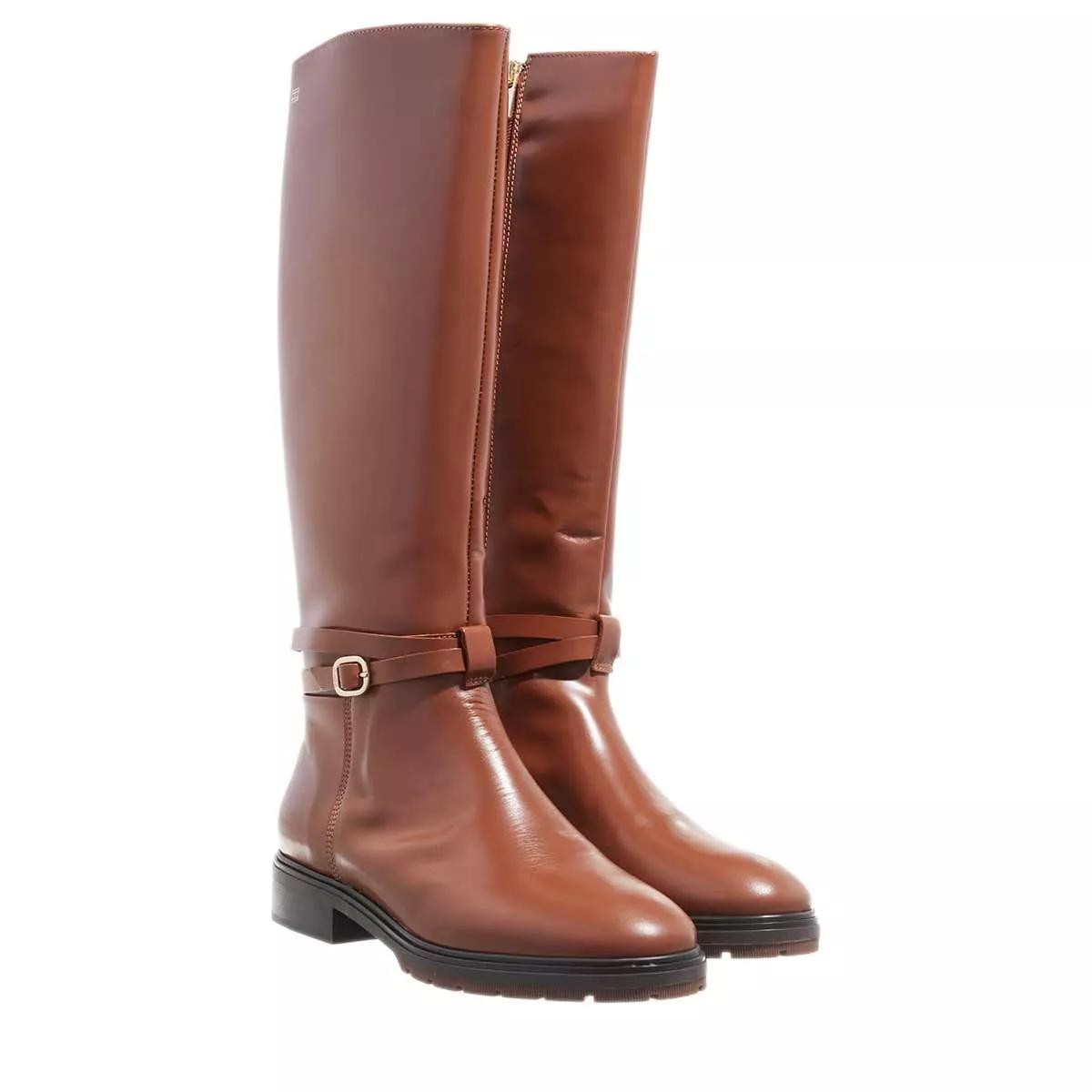 TOMMY HILFIGER Stiefeletten braun Stiefel