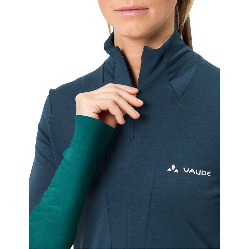 VAUDE Women's Monviso Wool Halfzip Shirt Sweatshirt Damen