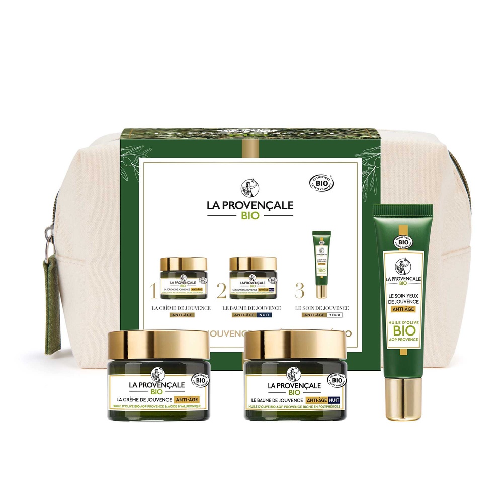 La Provençale Trousse Routine Visage Anti-Âge Le Rituel de Jouvence Anti-Âge certifiéBIO