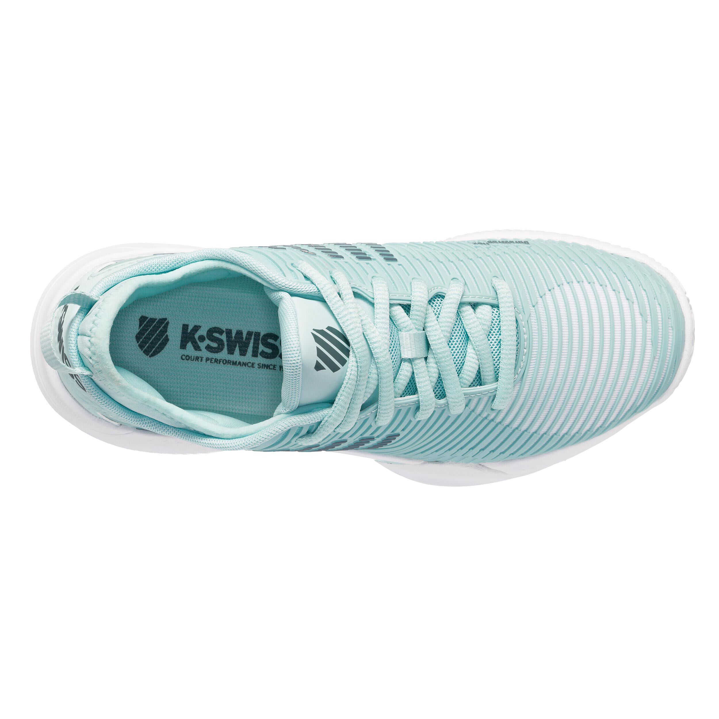 Hypercourt Supreme Sandplatzschuh Damen - Hellblau, Weiß