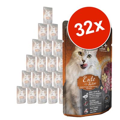 Sparpaket Leonardo Finest Selection Katzenfutter Pouch 32 x 85 g