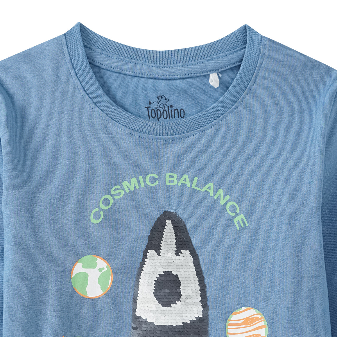 Jungen Langarmshirt mit Wendepailletten