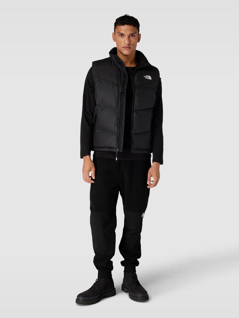 Jogpants mit Label-Stitching Modell 'DENALI' in schwarz
