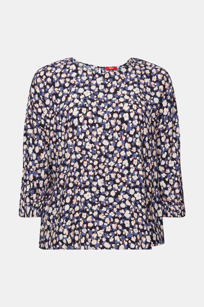 Bluse in lockerer Passform mit Print