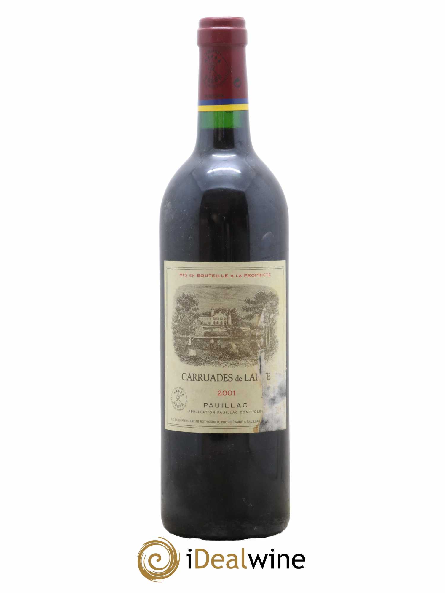 Carruades de Lafite Rothschild Second vin  2001 - Lot de 1 Bouteille