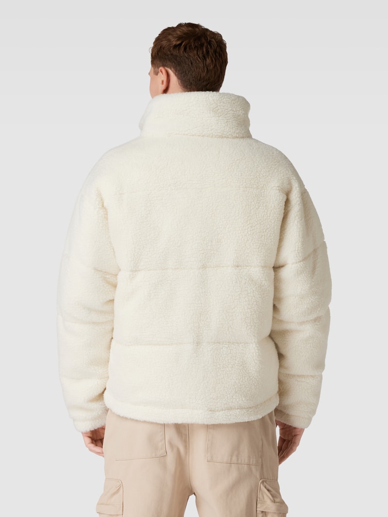 Steppjacke aus Teddyfell Modell 'GENOVESI' in offwhite