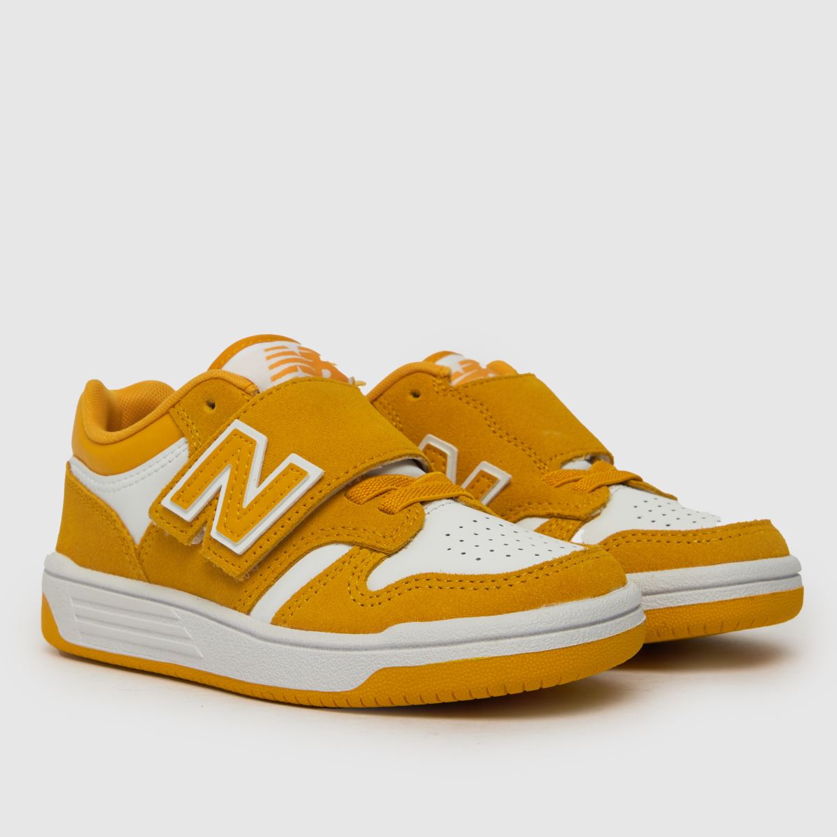 New Balance fehér és mustárszínű 480 v Junior cipők