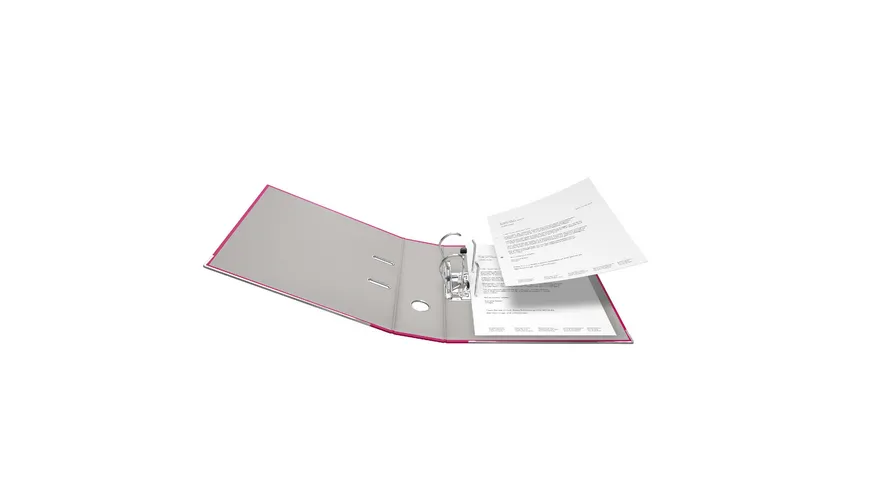 Ordner PP A4 8cm pink