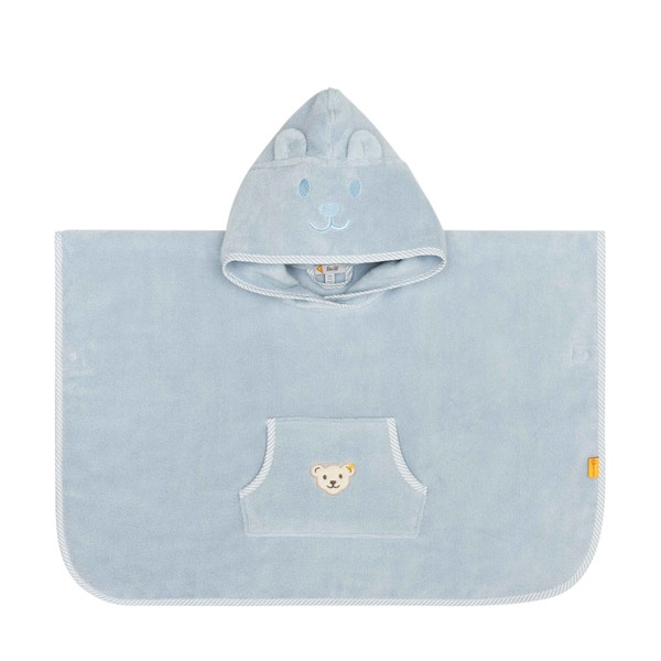 Bade Poncho, hellblau