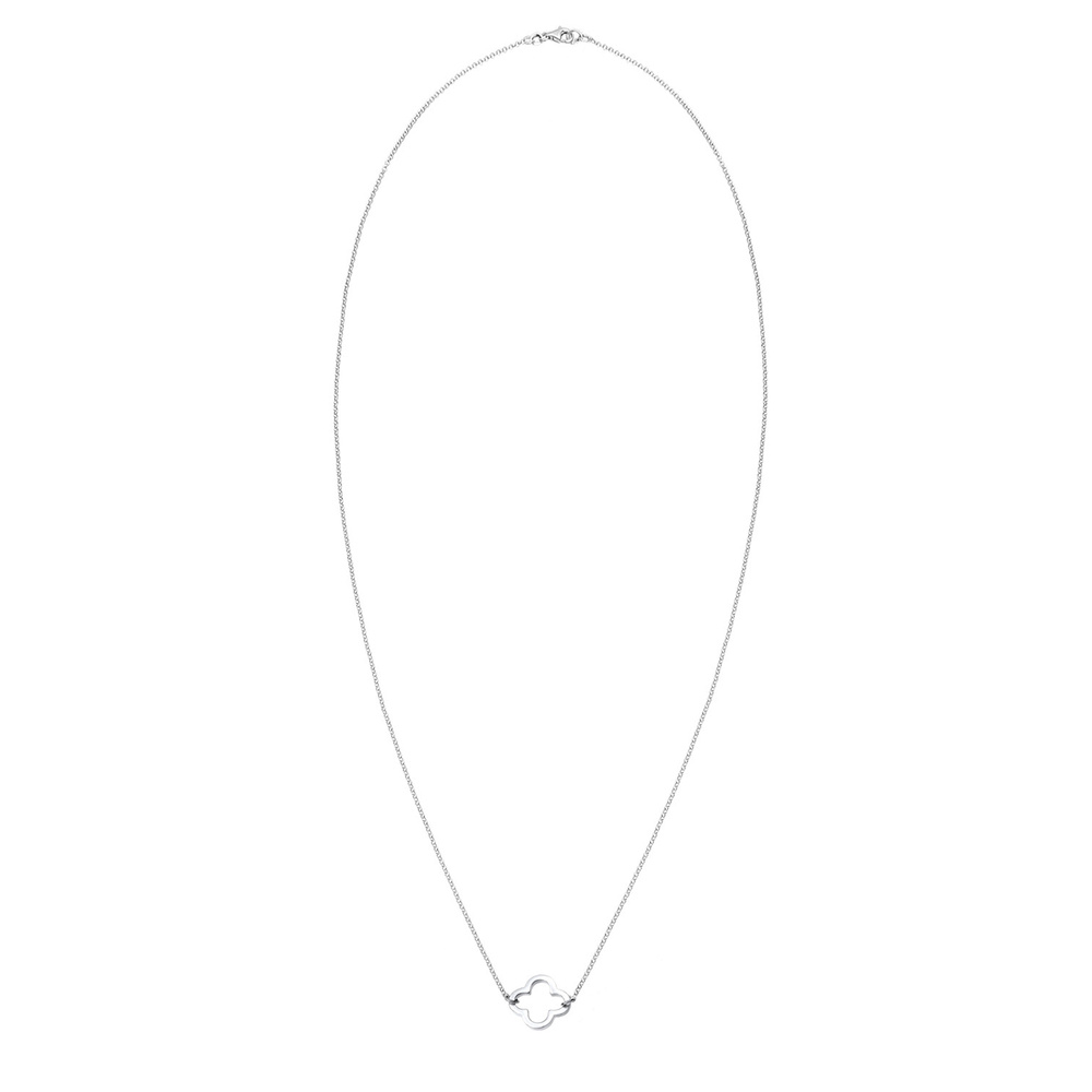 Elli Elli Collier Femmes Trèfle Filigrane Porte-bonheur en Argent Sterling 925 Bijoux