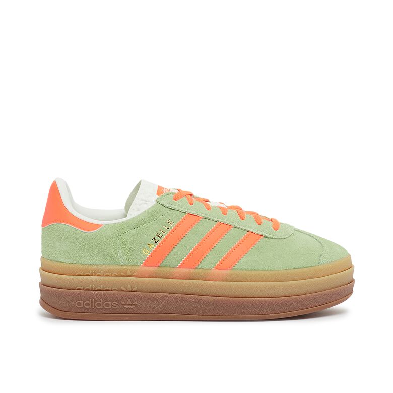 adidas Originals Wmns Gazelle Bold (Plateau) semi green spark/screaming orange/core white