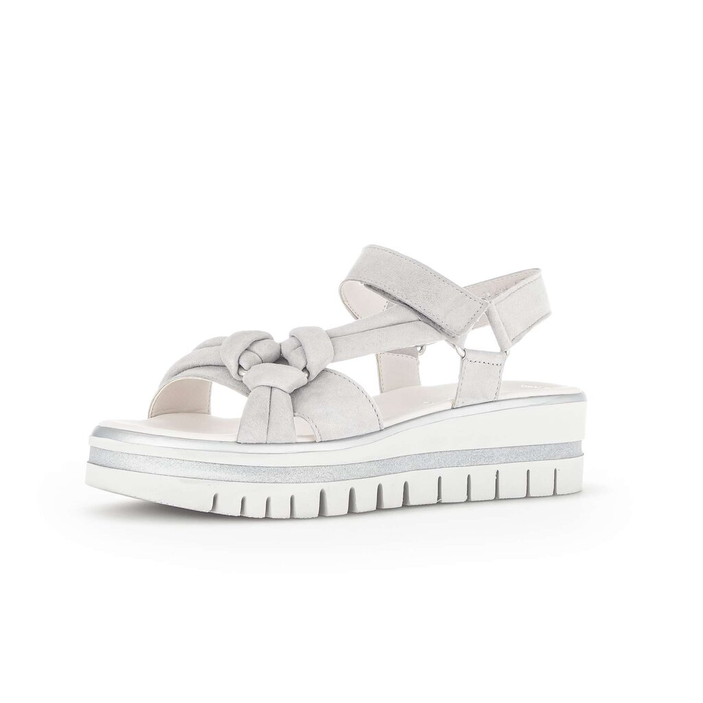 Gabor fashion Plateau Sandale grau