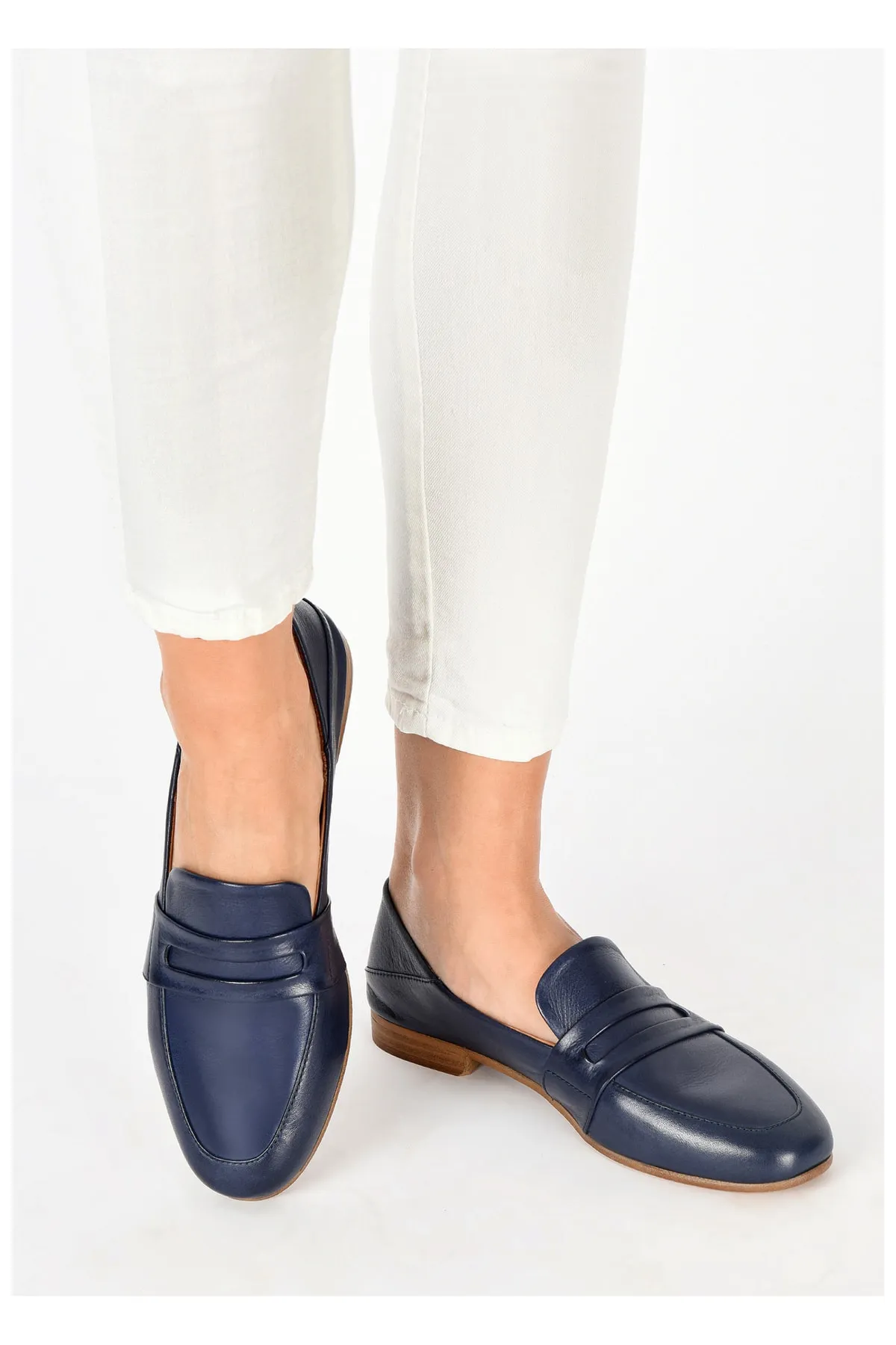 INUOVO  Flacher Schuh - Dunkelblau - Blockabsatz
